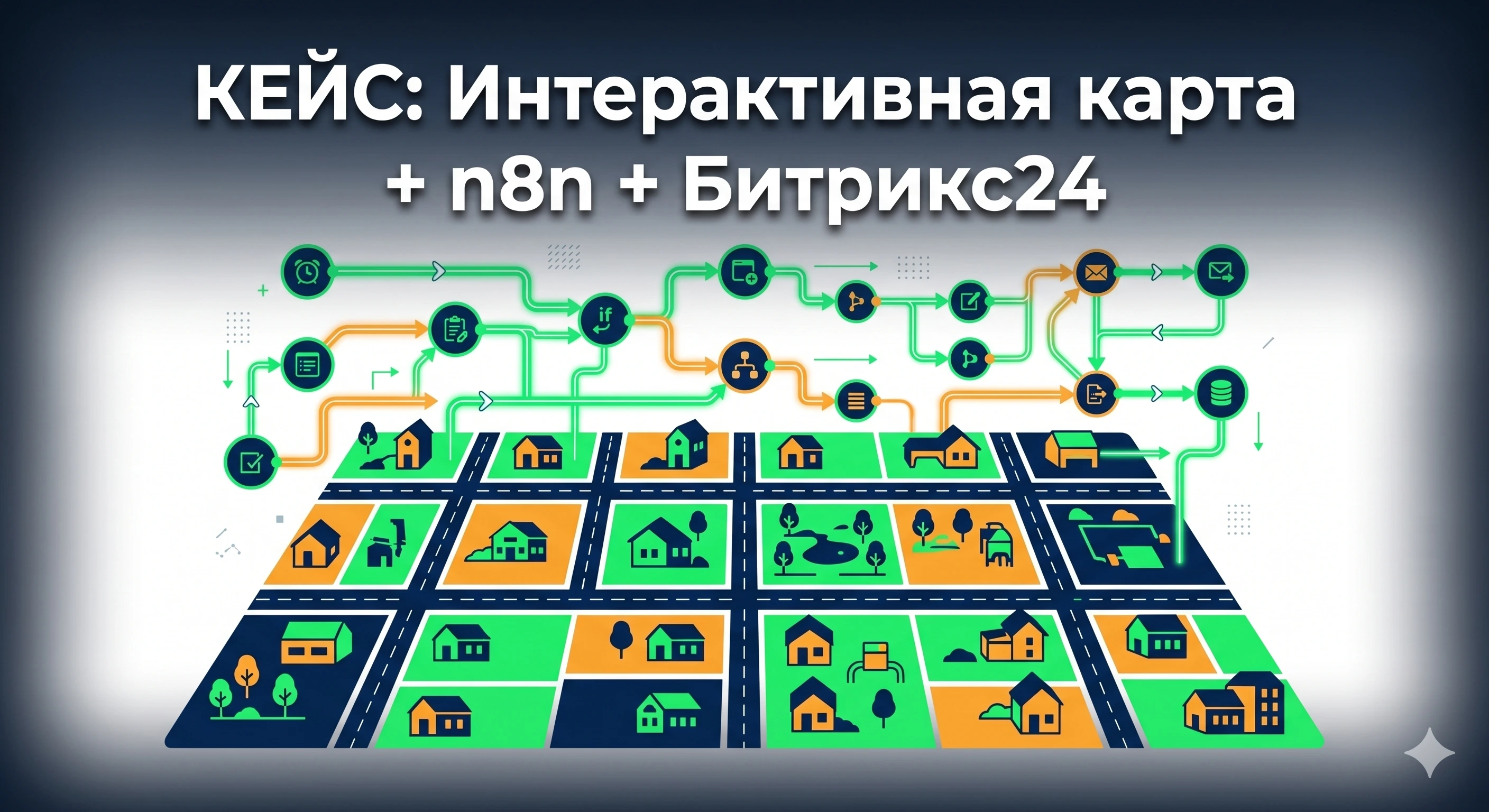 Интерактивная карта на Тильде и интеграция с Битрикс24