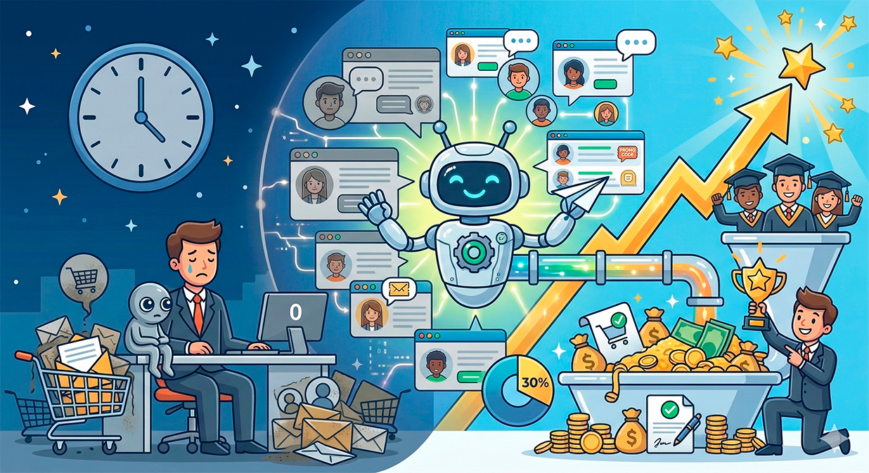 Автодожим клиентов